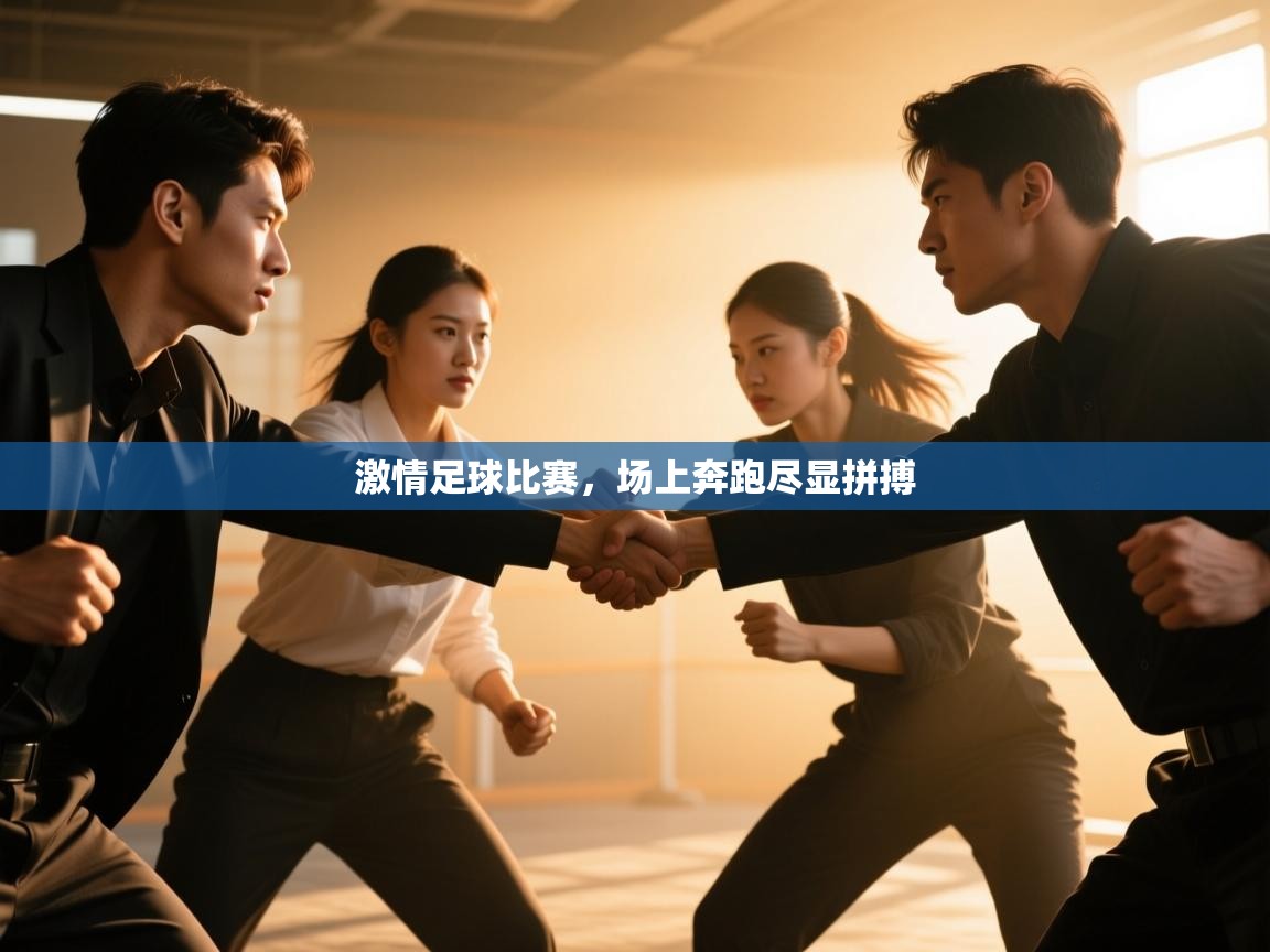 激情足球比赛，场上奔跑尽显拼搏  第1张